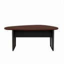 Ver imagem 5 de Mesa Orgânica 1,83m x 1,00m para Reunião com Pés em Metal F5 Office Marrom Preto