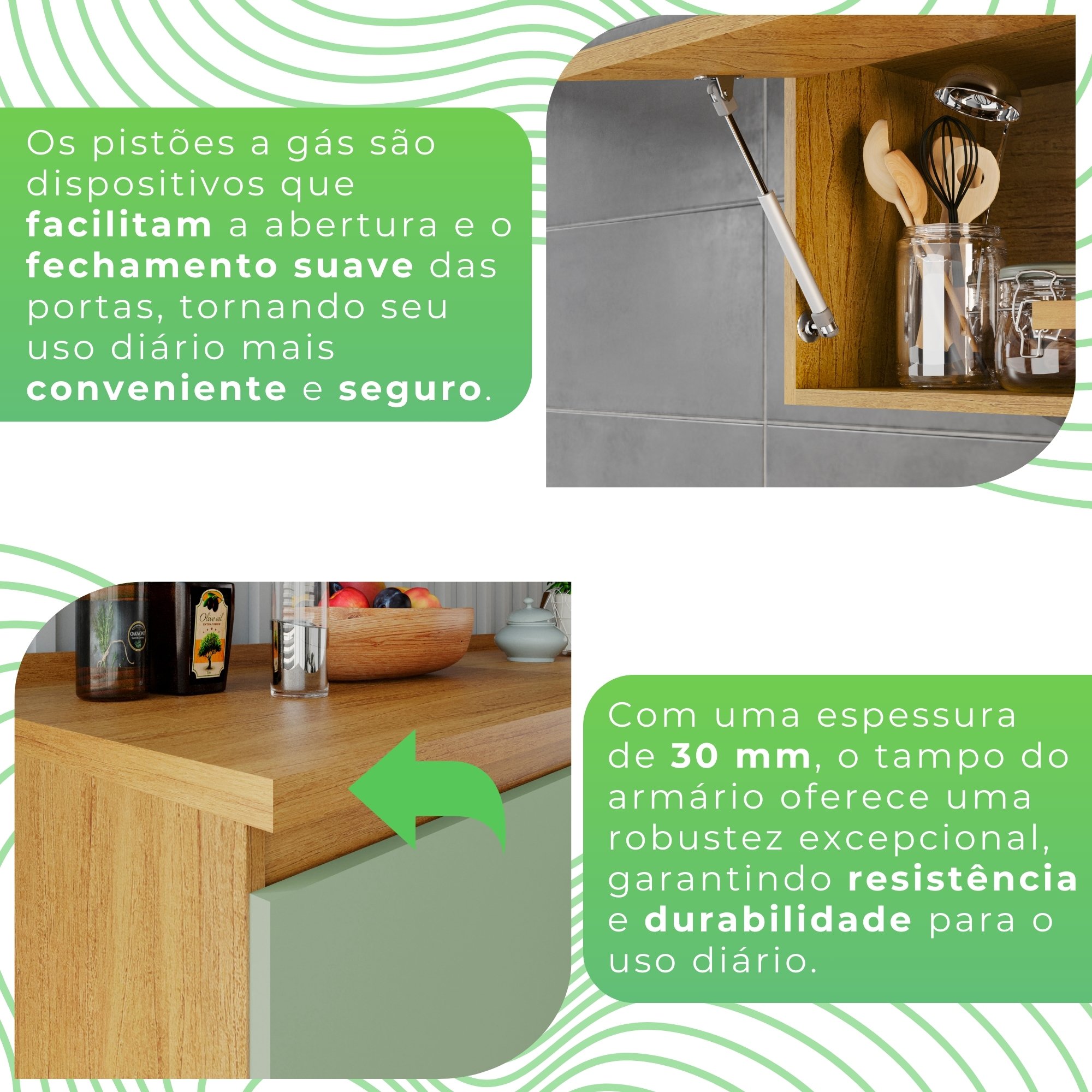 Cozinha Completa 5 Peças 100% Mdf Paloma - 2