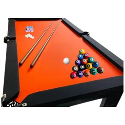 Mesa de Sinuca/snooker/bilhar com Kit Impar Sports - Laranja - 1