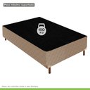 Ver imagem 6 de 2 Bases Box Solteiro 42x88x188cm Júlia Bege/Rustico Paropas By Ecosono