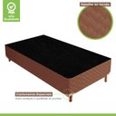 Ver imagem 4 de 2 Bases Box Solteiro 42x88x188cm samambaia