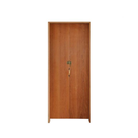 Porta Camarão Lisa Padrão Imbuia 62 x 2.10 Batente Ecológico 11 cm com Fecho Lado Direito - Rodam
