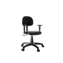 Ver imagem 2 de Kit 2 Cadeiras de Escritório Secretária Courvin 100% Nacional C/braço