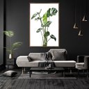 Ver imagem 2 de Quadro Decorativo Costela de Adão Moderno Com Moldura e Sem Vidro 90X140