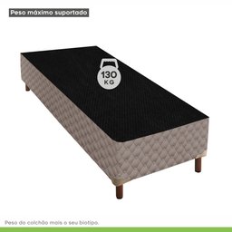 2 Bases Box Solteiro Galaxy 42x88x188cm com Kit com 2 Colchões Solteiro Molas Ensacadas Galaxy 26x88 - 6