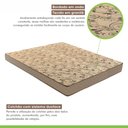 Ver mais imagens de Cama Box Queen com Colchão D33 Unique Duoface 14x158x198cm e Base Florença Bege/Rustico Paropas By e