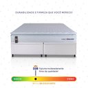 Ver imagem 4 de Conjunto Box Baú Branco Luanda Branco Espuma D28 Queen 158x198x69 - King House