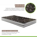 Ver mais imagens de 2 Bases Box Solteiro Íris 42x88x188cm com Kit com 2 Colchões Solteiro Unique D33 Plus 14x88x188cm Preto/Elegancy Paropas By Ecosono