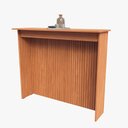 Ver imagem 6 de Bancada Cozinha Turim 130cm Mdp Nature Ilha Painel Ripado 3d