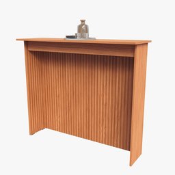 Bancada Cozinha Turim 130cm Mdp Nature Ilha Painel Ripado 3d - 6