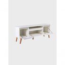 Ver imagem 7 de Rack para TV Dallas 150cm MDF com Prateleira 3 Portas Branco On Móveis