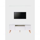 Ver imagem 3 de Rack para TV Dallas 150cm MDF com Prateleira 3 Portas Branco On Móveis