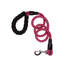 Guia Reforçada, Emborrachada Pet 1.20 cm - Rosa - 1