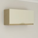 Ver imagem 1 de Armário Aéreo 80cm com 1 Porta Basculante TM1215 Nanda Bege/Nature/Arenas