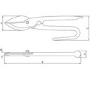 Ver imagem 2 de Tesoura para Corta Chapa Modelo Português 10" Tramontina Pro Tramontina