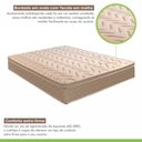 Ver imagem 7 de Cama Box Queen com Colchão de Molas Ensacadas Júlia 28x158x198cm e Base Florença Bege/Rustico Paropa