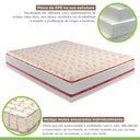 Ver mais imagens de Cama Box King com Colchão de Molas Ensacadas 32x193x203cm e Base Mônaco