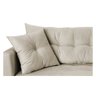 Recamier Azura 160cm com Almofada Lado Direito Suede - ADJ Decor - Bege - 7