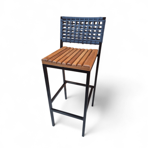 Banqueta Bistrô Laumar:azul
