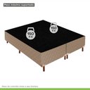Ver imagem 6 de Cama Box King com Colchão de Molas Ensacadas Júlia 28x193x203cm e Base Florença