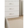 Comoda 4 Gavetas Moderna Amarzenamento Quarto Premium Gaveteiro Luxo Cor Branco - 9