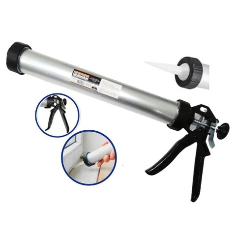 Aplicador de Silicone Tubular Fechado Profissional 15" 600ml Starfer