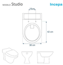 Ver imagem 2 de ASSENTO PARA LINHA INCEPA STUDIO LAQUEADO MDF COR: PÊSSEGO  BIGUA