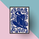 Ver imagem 1 de Quadro Matisse - Expressão Corpo Humano 33x24cm - com Vidro:moldura Preta