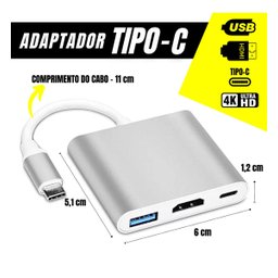 Adaptador Usb Tipo C Hdmi Dex Samsung S20 S21 S22 Le-5573 - 2