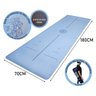 Tapete para Yoga Pilates Grosso 10mm Premium Esteira Tatame Super Resistente Exercícios Treino Grand - 3