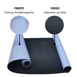 Tapete para Yoga Pilates Grosso 10mm Premium Esteira Tatame Super Resistente Exercícios Treino Grand - 4