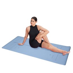 Tapete para Yoga Pilates Grosso 10mm Premium Esteira Tatame Super Resistente Exercícios Treino Grand - 8