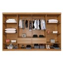 Ver imagem 3 de Guarda Roupa New Premium 8 Portas 4 Gavetas 8 Prateleiras - Benetil