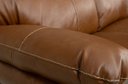 Ver imagem 4 de Sofá de Couro Gana com Chaise Esquerda 3 Lugares Conhaque