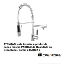 Torneira Monocomando gourmet de cozinha Misturador spray - 8