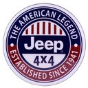 Ver imagem 1 de Luminoso de Parede Jeep Marcas de Carro Retrô Vintage para Bar, Garagem, Churrasqueira, Oficina