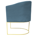 Ver imagem 4 de Kit 05 Poltronas Paola Sued Azul Tiffany - D'Classe Decor