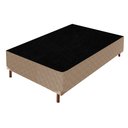 Ver imagem 2 de Cama Box Solteiro com Colchão D33 Unique Plus Duoface 18x88x188cm e Base Júlia Bege/Rustico Paropas