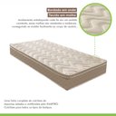 Ver mais imagens de Cama Box Solteiro com Colchão D28 Unique Anatômico 25x88x188cm e Base Júlia Bege/Rustico Paropas By