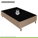 Ver imagem 6 de Cama Box Solteiro com Colchão D33 Quality Plus Duoface 20x88x188cm e Base Júlia Bege/Rustico Paropas