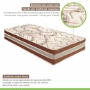 Ver imagem 7 de Cama Box Solteiro com Colchão de Molas Ensacadas 30x88x188cm e Base Samambaia Marrom/Rustico Cerejei
