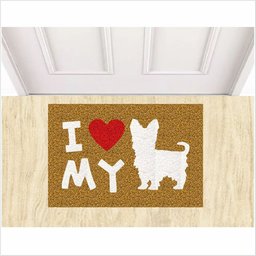 TAPETE CACHORRO I LOVE DOG YORKSHIRE - 1