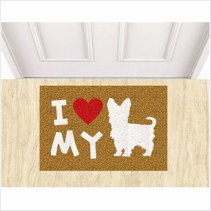 TAPETE CACHORRO I LOVE DOG YORKSHIRE