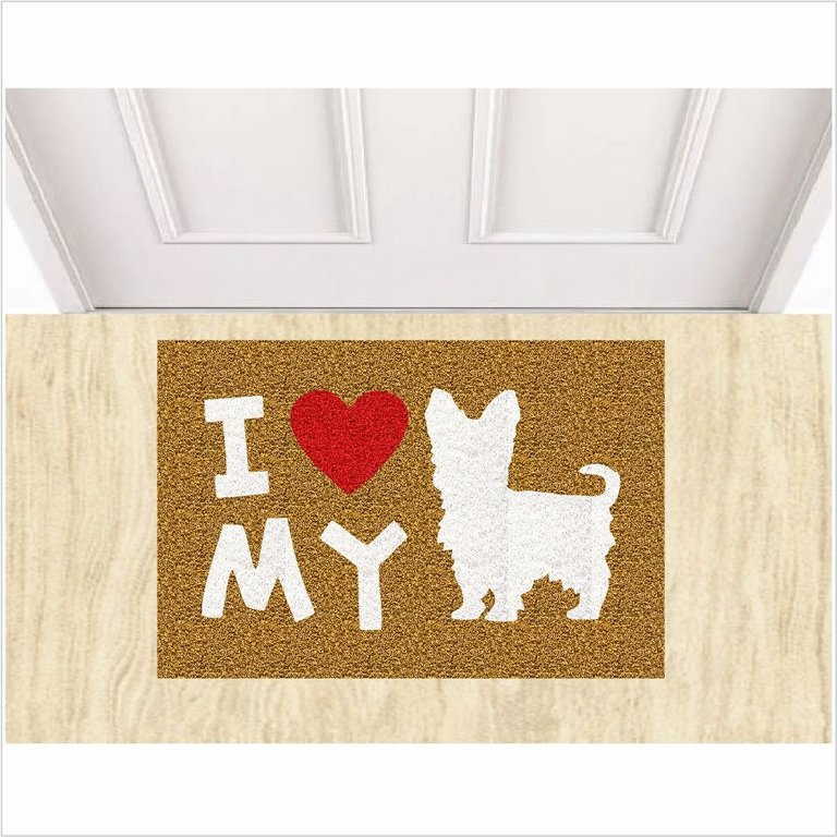 TAPETE CACHORRO I LOVE DOG YORKSHIRE TAPETE CACHORRO I LOVE DOG YORKSHIRE