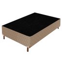 Ver imagem 2 de Cama Box Solteiro com Colchão D33 Unique Plus Duoface 16x88x188cm e Base Florença Bege/Rustico Parop