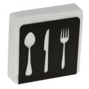 Ver imagem 1 de Porta Guardanapo Preto Acrílico Decorativo Talheres de Mesa 14cm Gourmet Zarg