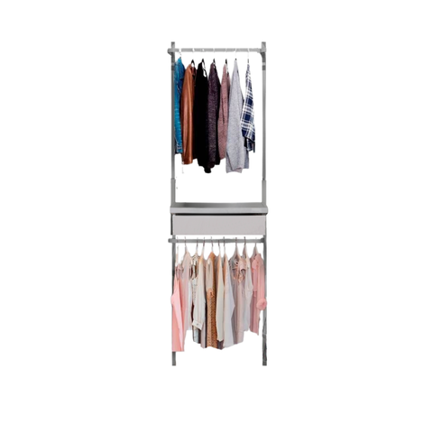 Closet Aramado - Linear Clr373 Gav - 0,70m Cor:branco