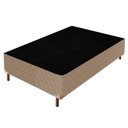 Ver imagem 2 de Cama Box Solteiro com Colchão D33 Quality Plus Duoface 20x88x188cm e Base Florença Bege/Rustico Paro