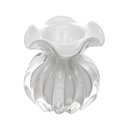 Ver imagem 1 de Vaso Italy em Vidro Branco Leitoso 10x11cm – Wolff