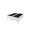 Ver imagem 2 de Base de Cama Box com Baú Queen ou King com 6 Pezinhos 2 Puxadores Frontais - Branco - Queen Corino